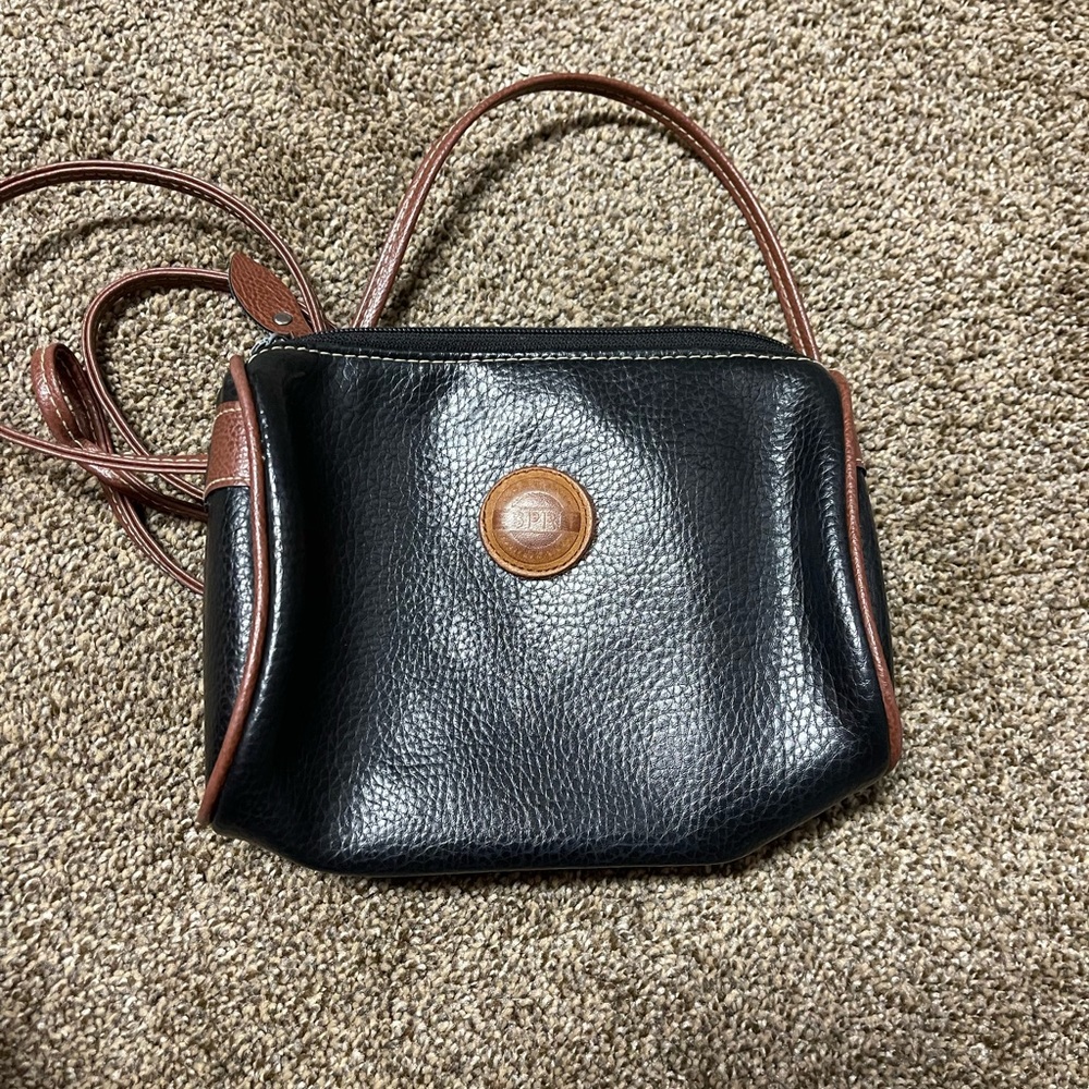Esprit black leather purse